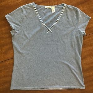 Liz and Co short sleeve shirt